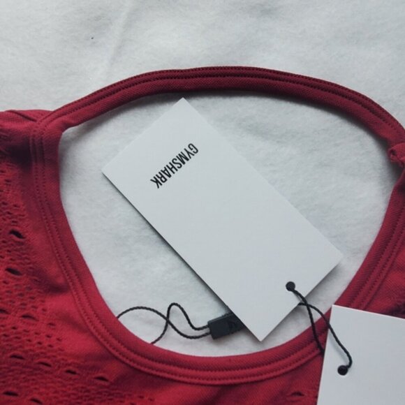 Gymshark Energy Seamless Loose Vest in Beet Size Small - Picture 4 of 10
